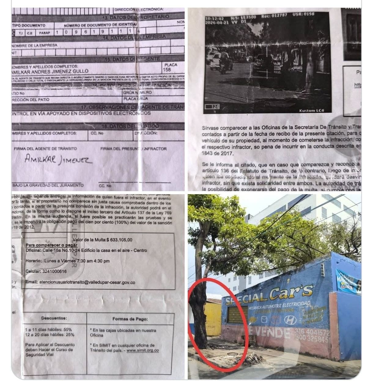 ¡Atención conductores codacense al llegar a Valledupar¡
    Los agentes del tránsito de Valledupar andan en dos carros patrullas y en motocicletas en cacería de conductores para hacer compare